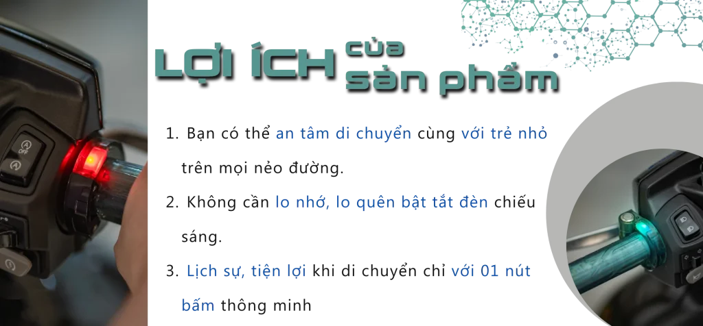Những tính năng của tay ga an toàn idGoL 1